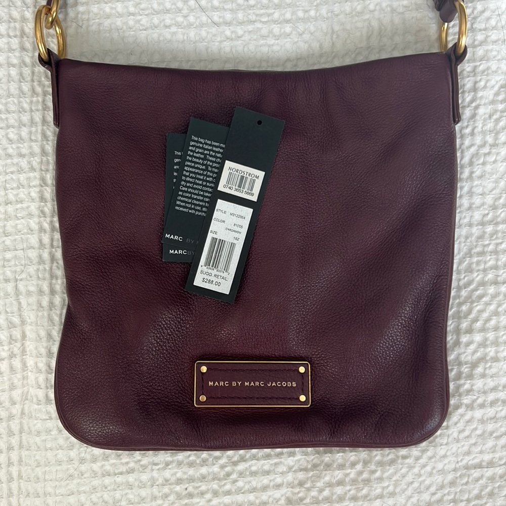 Marc by Marc Jacobs deep purple crossbody bag NWT